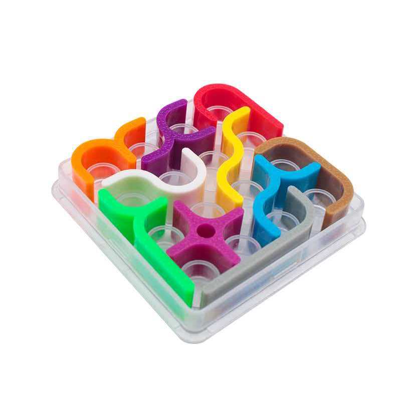 Kids Education Fun - Kreatywne Szalone Krzywe Linie Puzzle Geometryczne