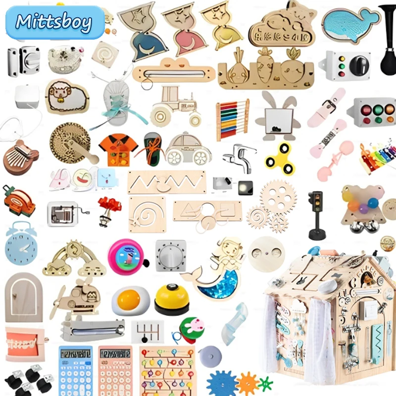 Kids Education Usa - Montessori zajęta deska DIY akcesoria do