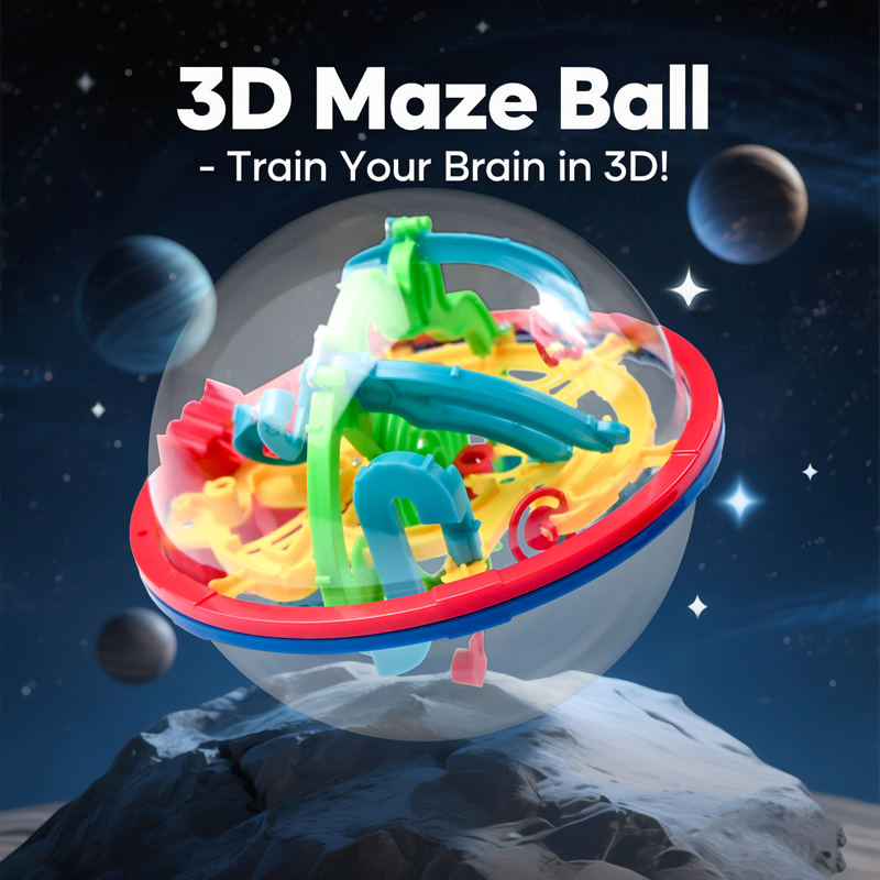 Kids Education Level - Magiczna Kula 3D Labirynt Łamigłówka Inteligentna