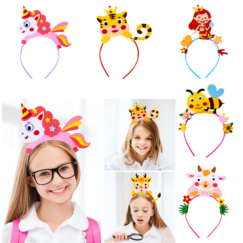 Kids Education Usa - Dzieci kreatywna korona kapelusz księżniczka DIY