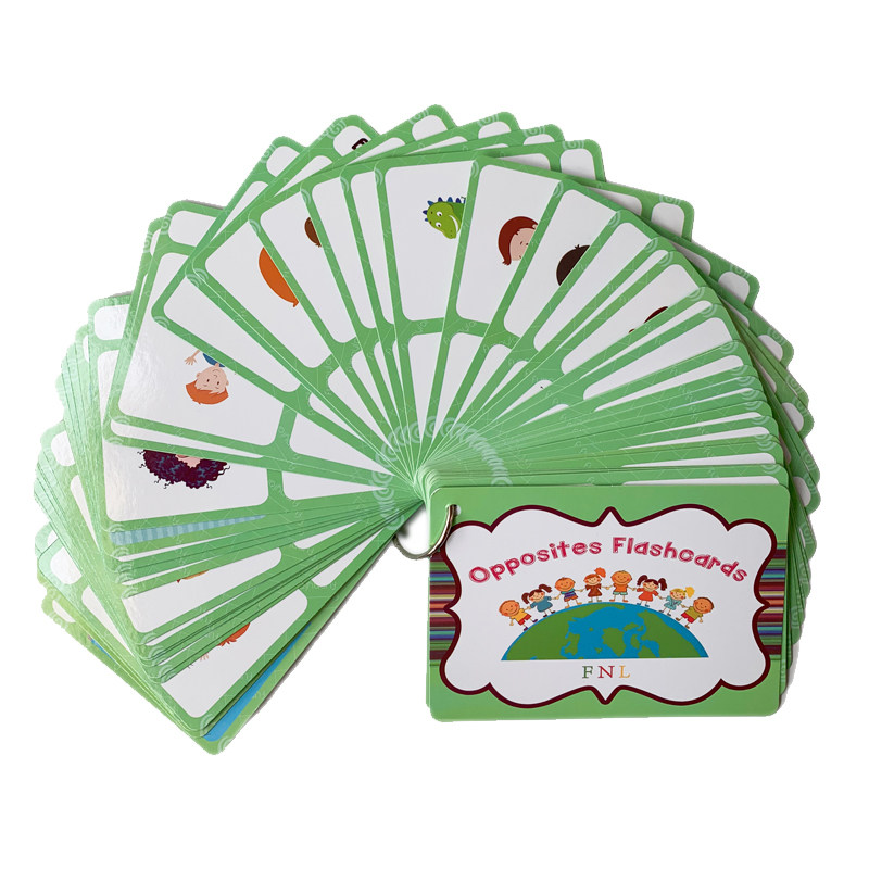 100 Kartek z Przeciwnymi Słown – Kids Education Toy recenzja i cena