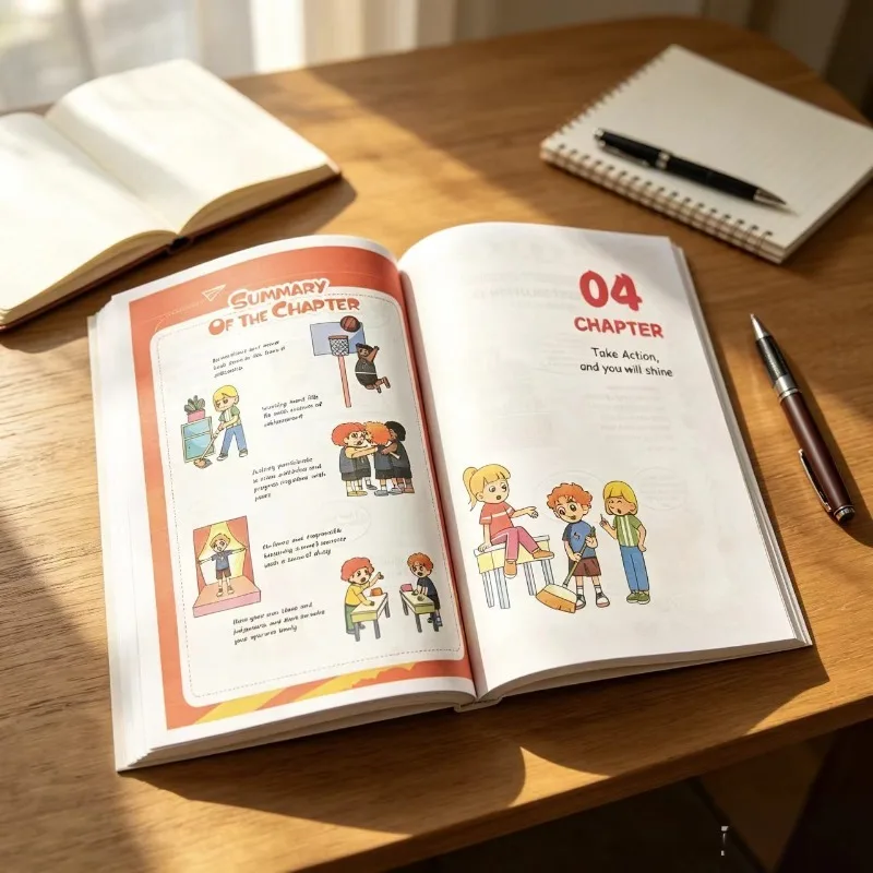 Zabawna komiksowa książka o pr – Kids Education Academy recenzja i cena