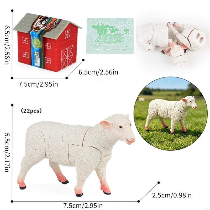 Puzzle ze zwierzętami 4D budow – Kids Education Usa recenzja i cena