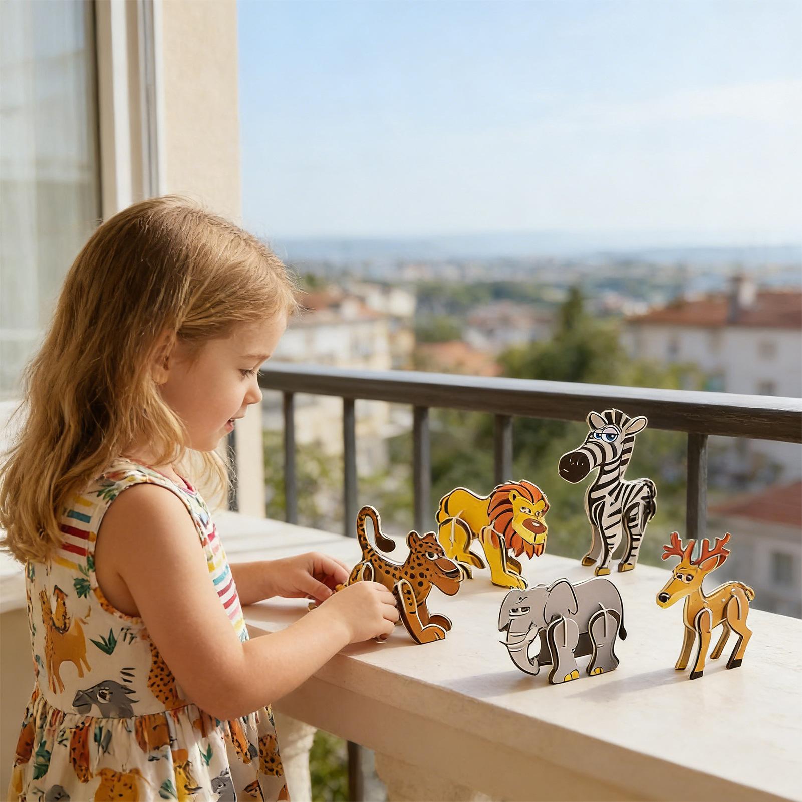 Puzzle 3D dla dzieci, 7 wzorów – Kids Education Fun recenzja i cena