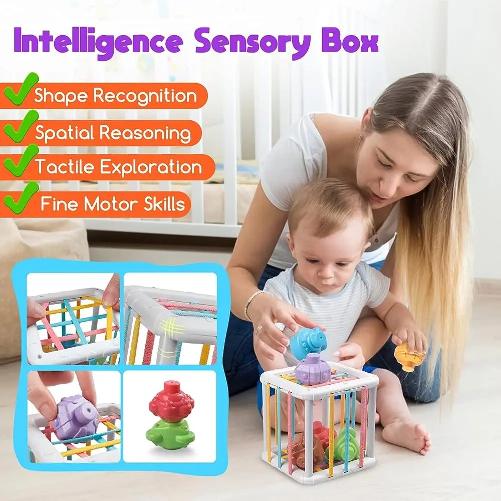 Kolorowa kostka Montessori do  – Kids Education Toy recenzja i cena