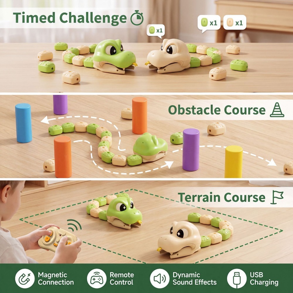 Zdalnie Sterowany Chciwy Wąż z – Kids Home Education recenzja i cena